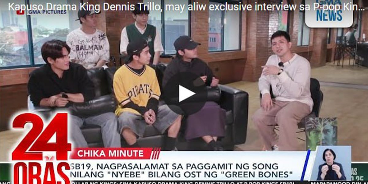 Dennis Trillo asks SB19 Do you believe there is goodness in every person