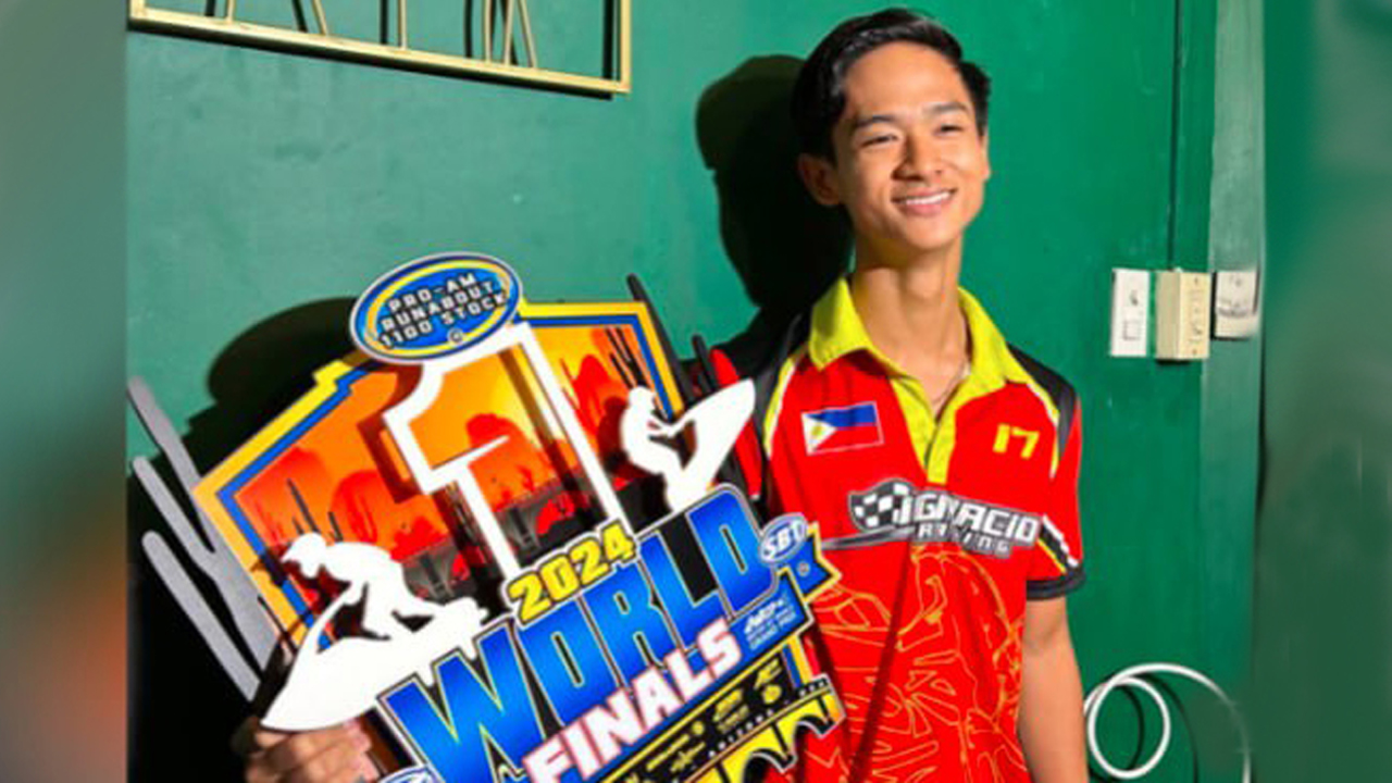 How young world champ Anton Ignacio plunged into jet ski racing