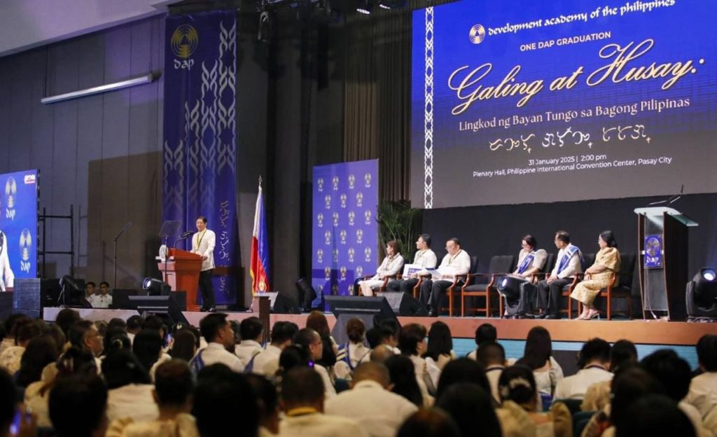 Marcos to DAP graduates Use your knowledge to promote Filipinos welfare
