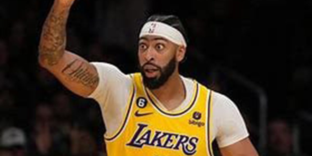 NBA Lakers Anthony Davis out at least a week