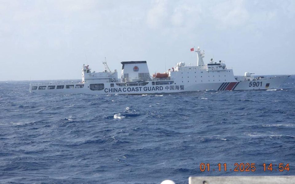 PCG China monster ship redeployed off Zambales coast