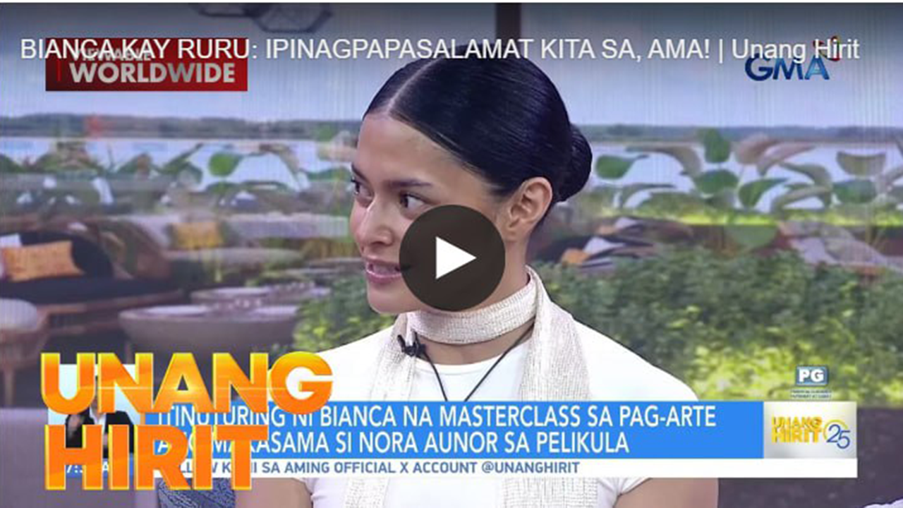 Bianca Umali shares what she learned from Nora Aunor