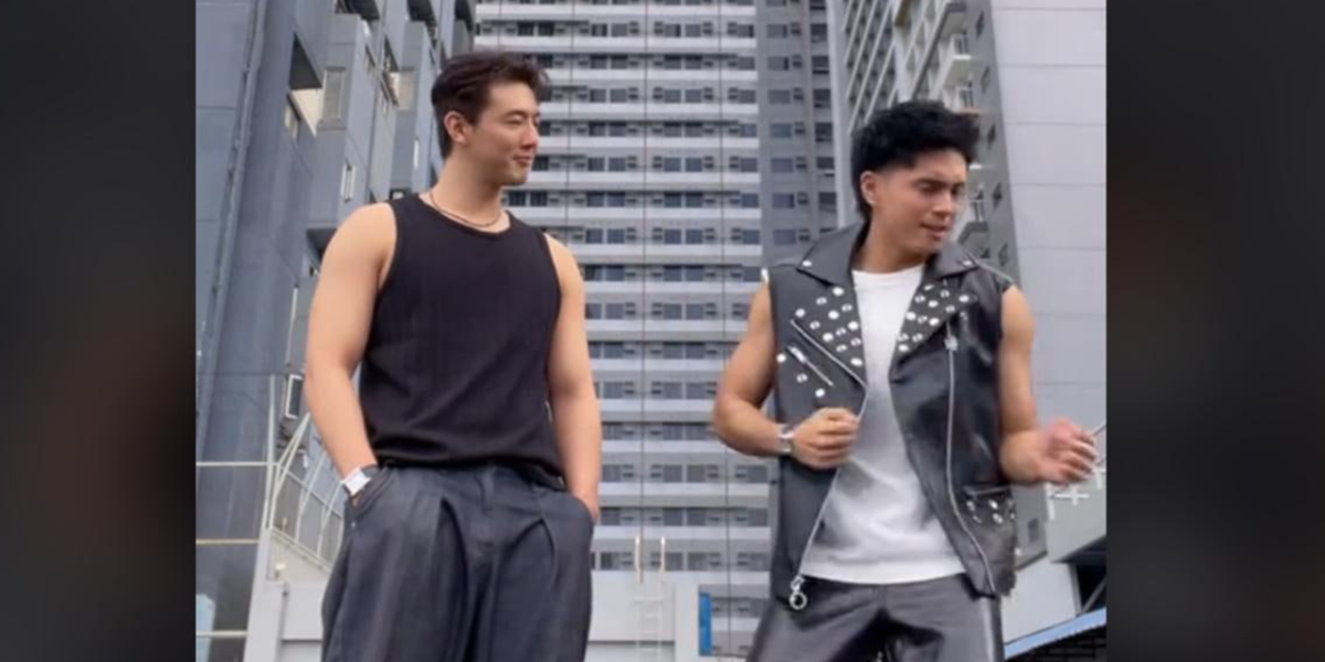 Miguel Tanfelix Kim Ji Soo hop on TikTok dance video together