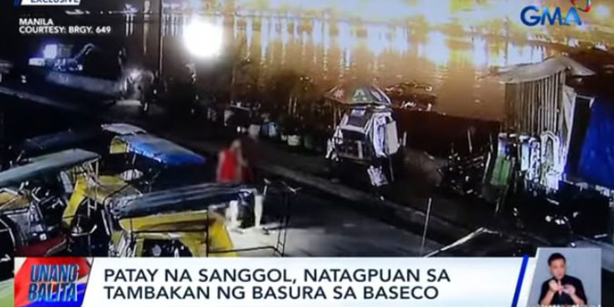 Dead baby found on pile of garbage in Baseco Manila