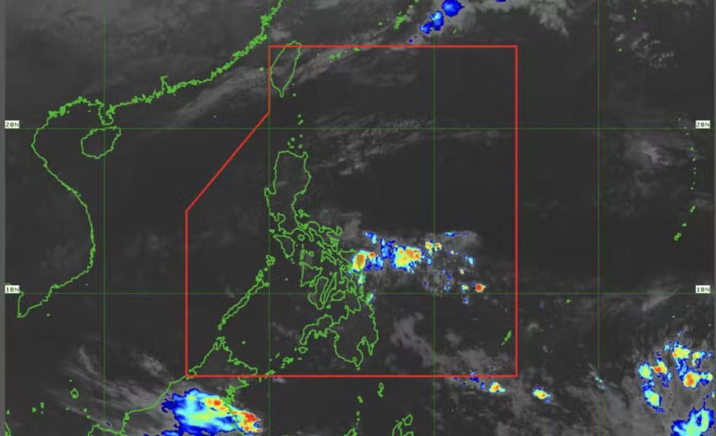 LPA may bring rain to eastern parts of Visayas Caraga Bicol Friday
