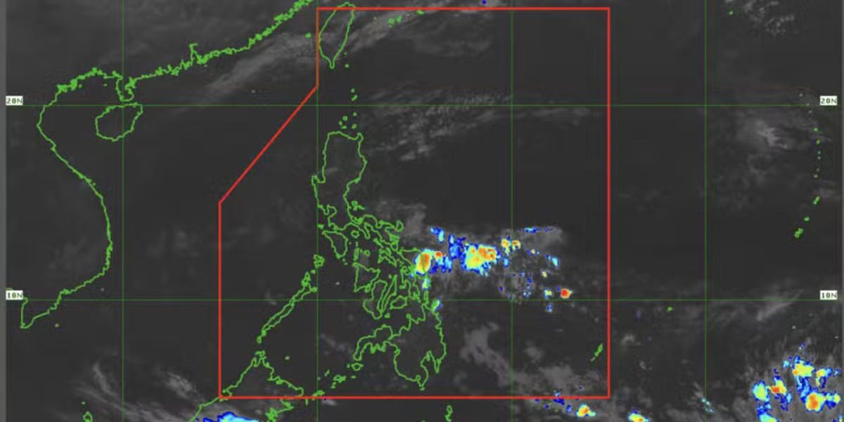 LPA may bring rain to eastern parts of Visayas Caraga Bicol Friday