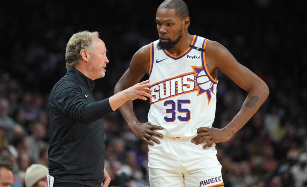 NBA Kevin Durant sprains ankle as Rockets blow out Suns