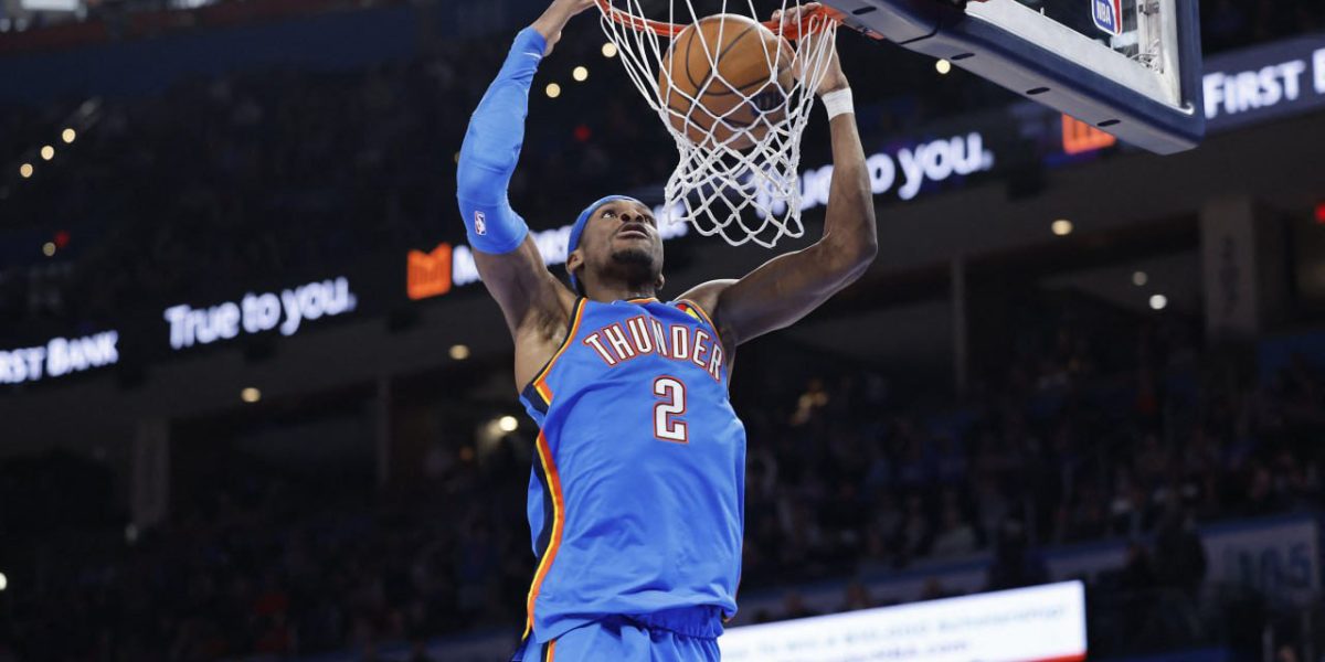 NBA Shai outguns Jokic with 40pts as Thunder roll past Nuggets