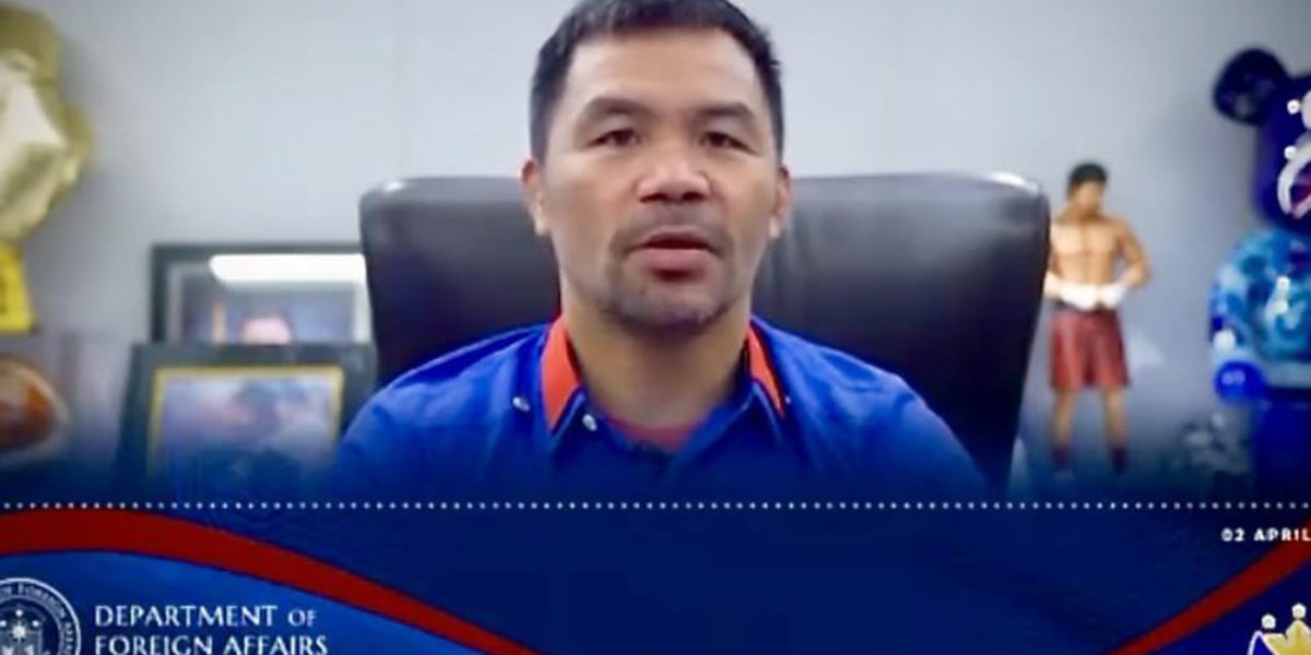 Manny Pacquiao at UN General Assembly More sports fewer wars