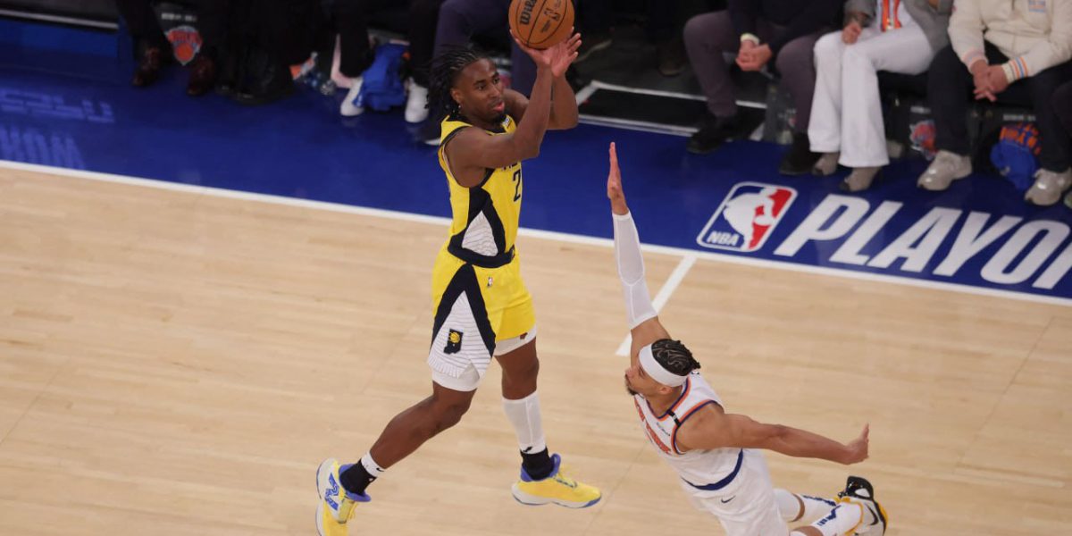 NBA Aaron Nesmith Pacers rally late stun Knicks in OT