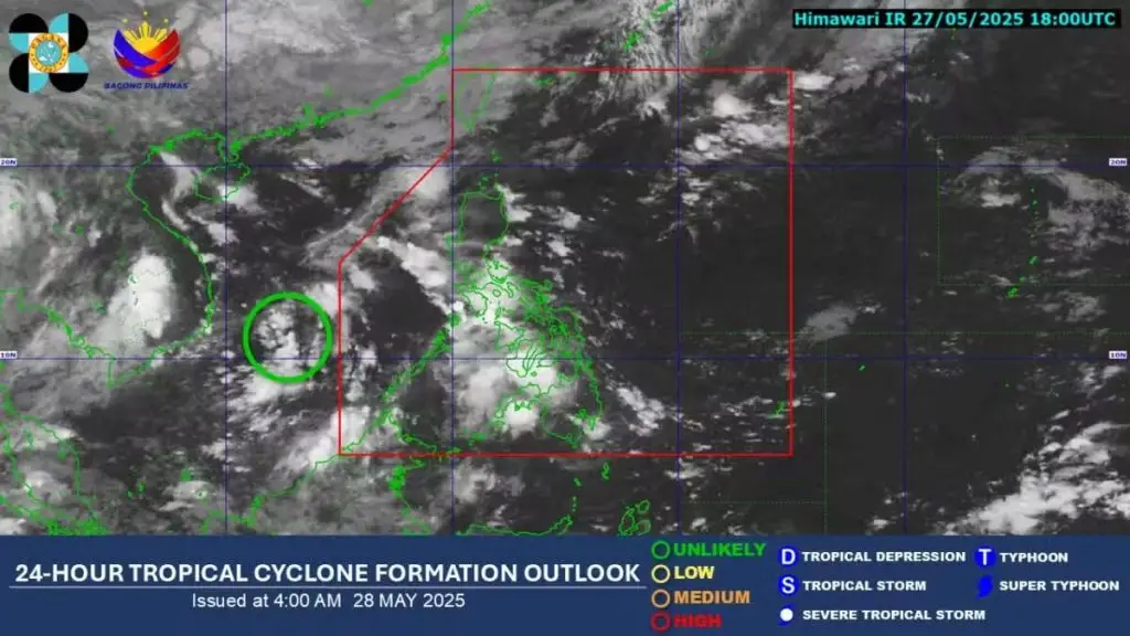 Pagasa Low pressure area monitored outside PAR