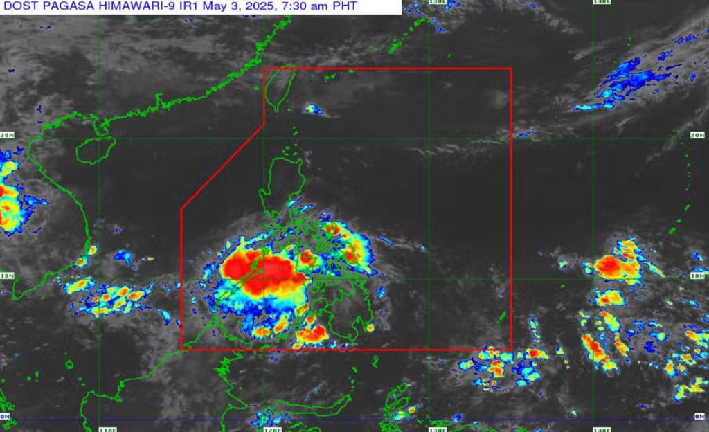 Rain likely in parts of PH due to LPA off Mindanao