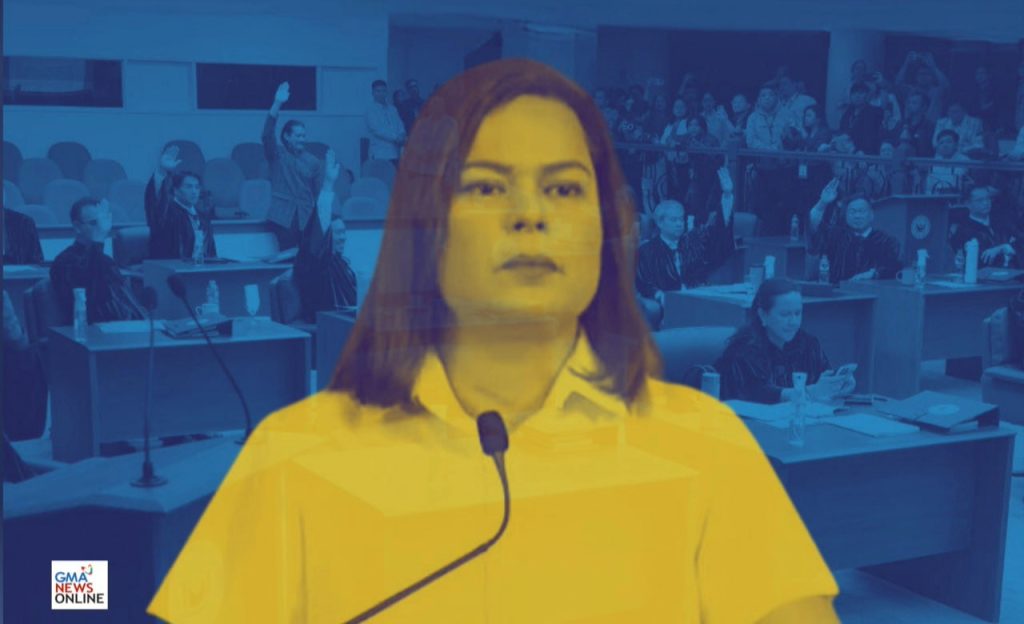 House prosecutors ask Senate Junk VP Saras bid to dismiss impeach raps 1