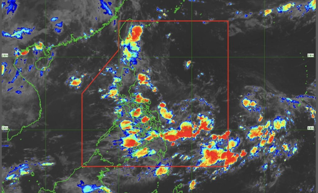 LPA enters off Central Luzon rains to persist across most of PH 1