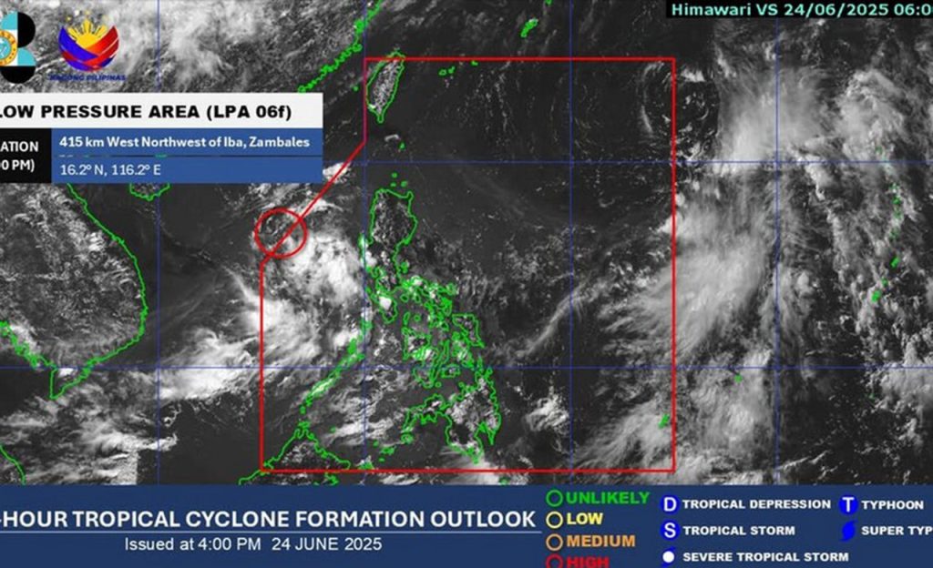 pagasa weather map 6 24 25 2025 06 24 16 34 18