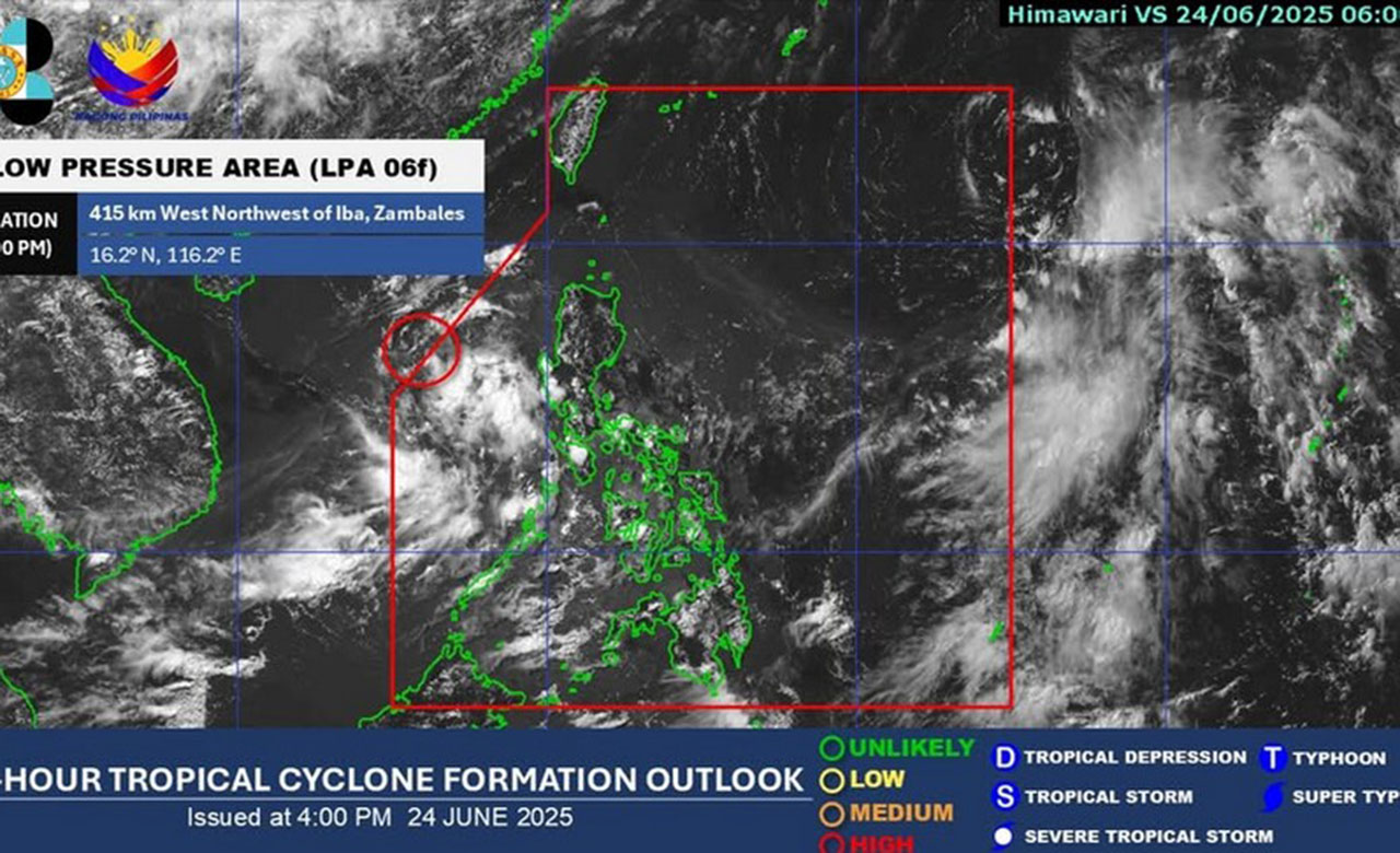 LPA inside PAR may become storm — PAGASA