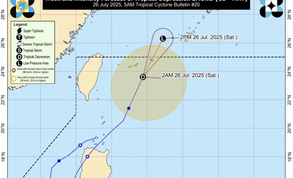 Tropical Depression Emong leaves PAR says Pagasa 1