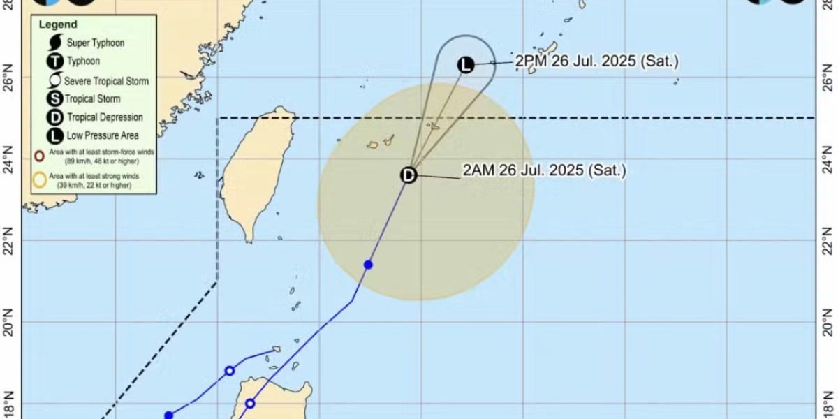 Tropical Depression Emong leaves PAR says Pagasa 1