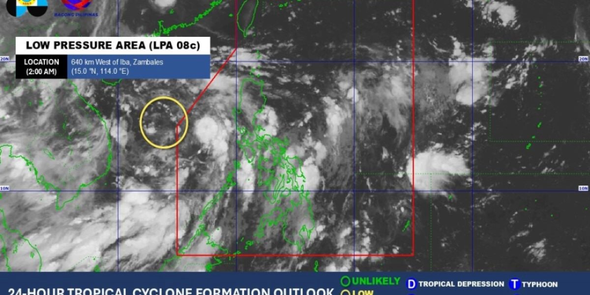 LPA forms west of PH not seen to enter PAR 1
