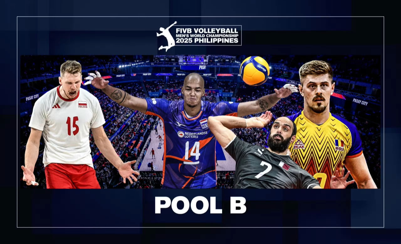 FIVB Men’s World Championship: Netherlands, Poland, Qatar, Romania