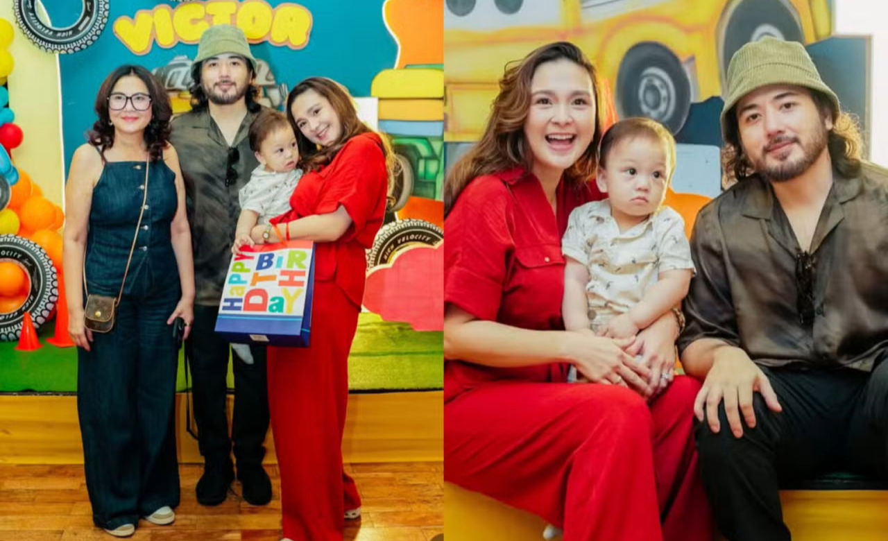 LOOK: Renz Fernandez, Jef Gaitan celebrate son Victor’s 1st birthday