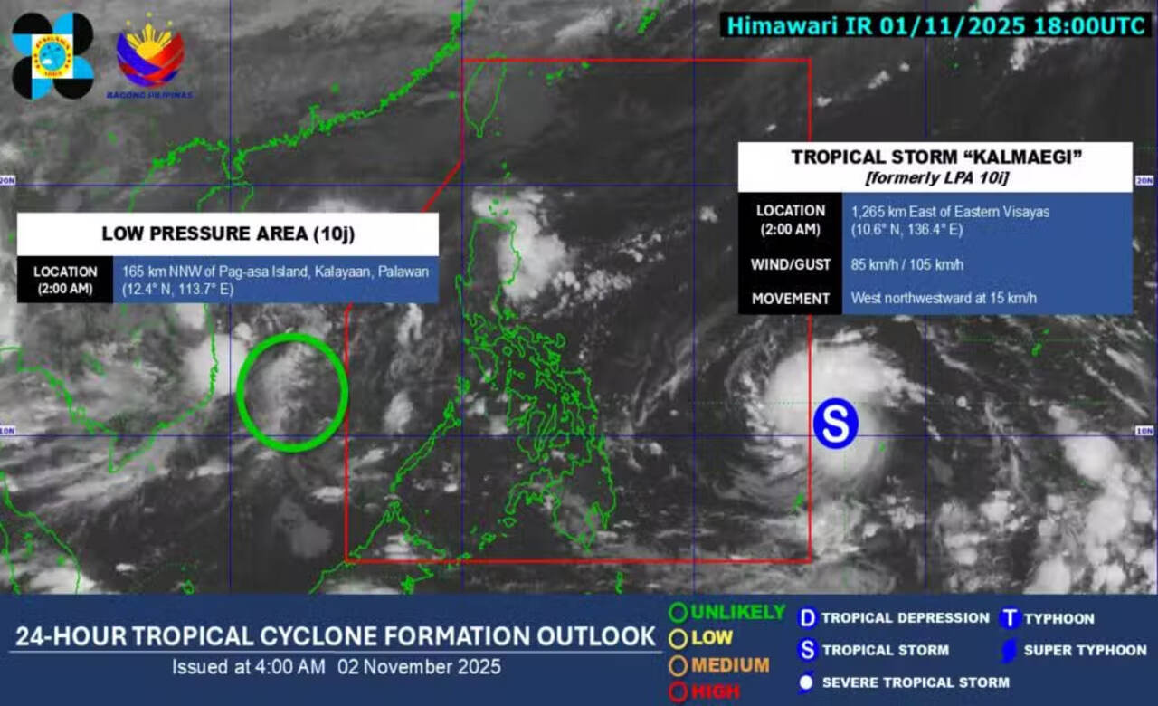 Tropical Storm TINO enters PAR on Sunday morning — Pagasa