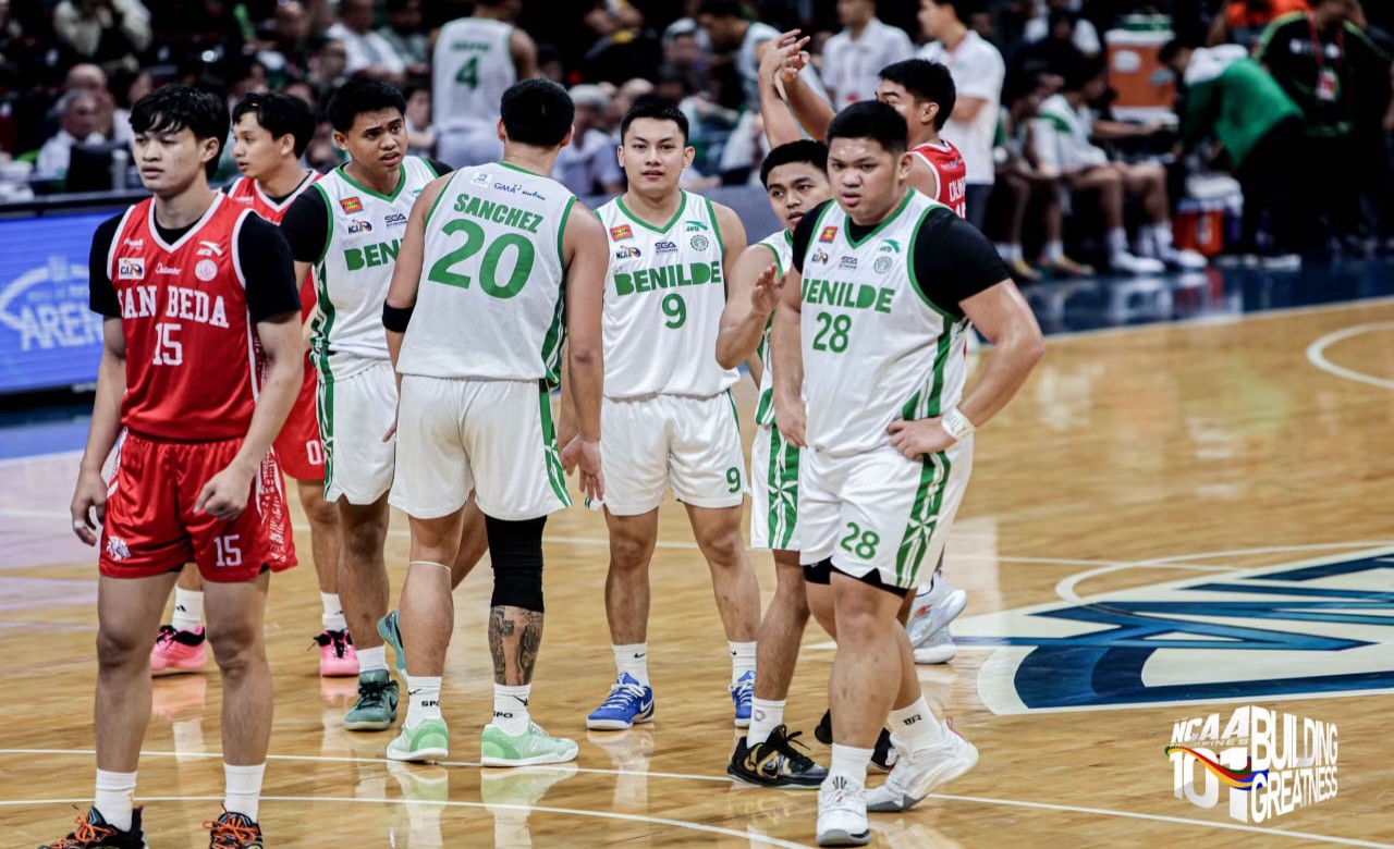 NCAA: Wary of shorthanded San Beda, Benilde hangs on to win