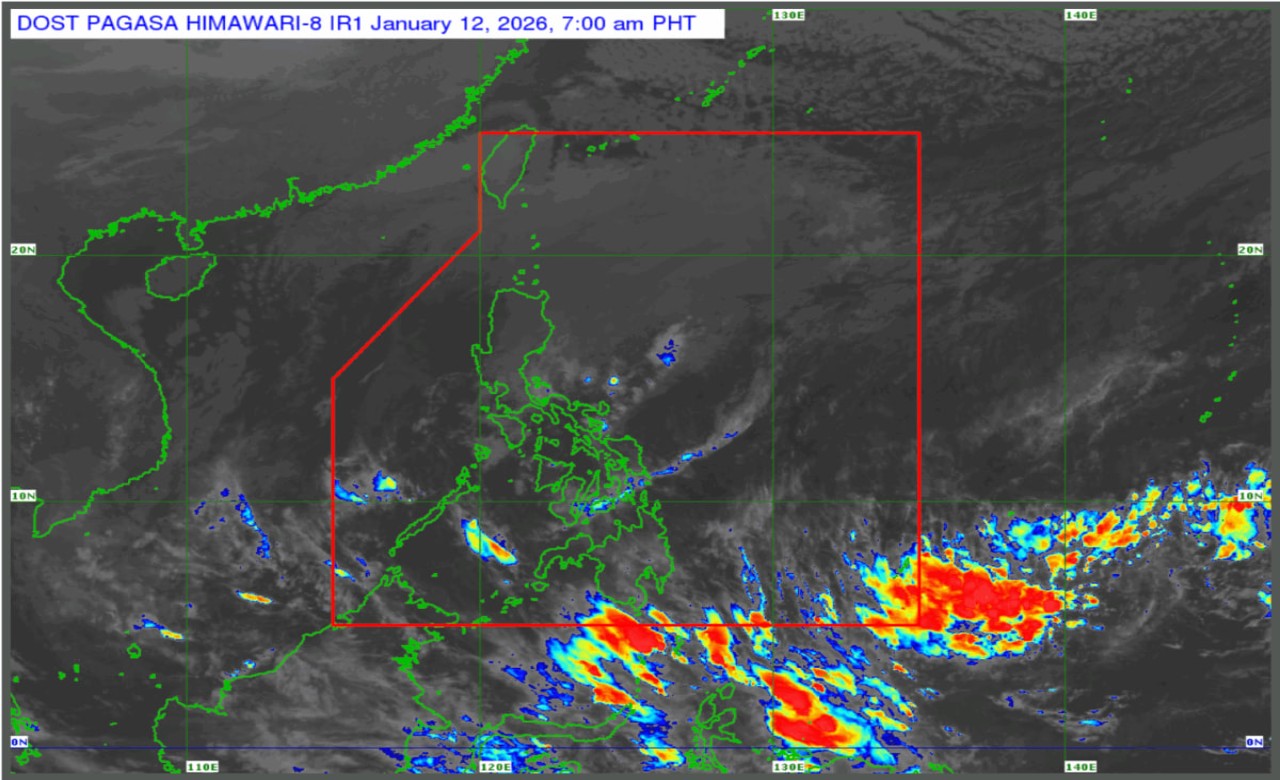 No widespread rain in PH on Jan. 12 — Pagasa
