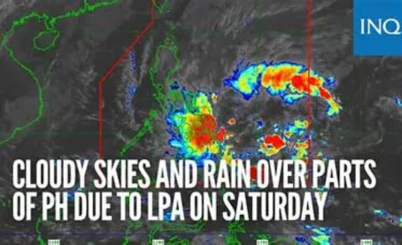 Light rains, overcast skies over parts of PH on Saturday – Pagasa
