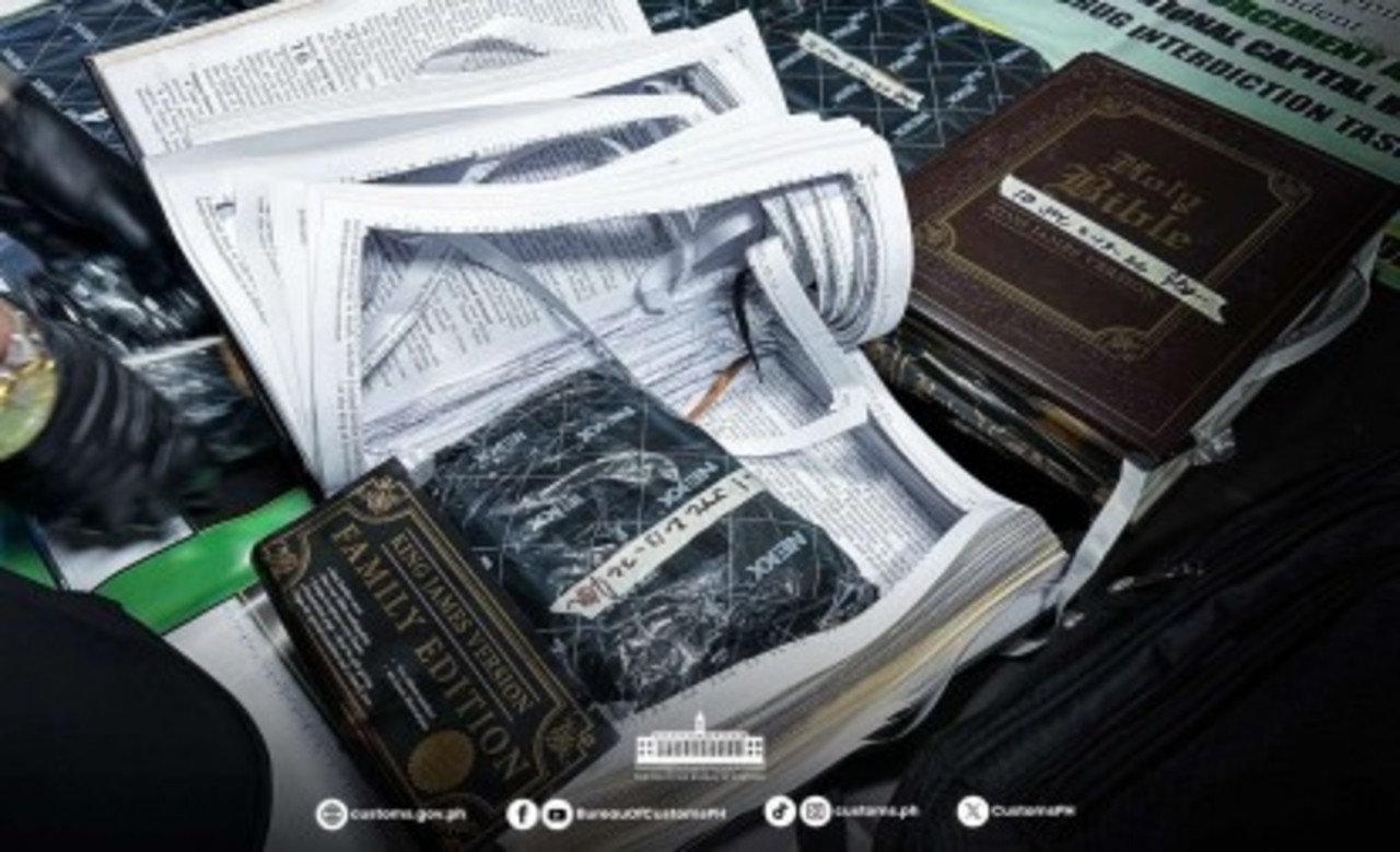 Passenger caught with P55.3-M ‘shabu’ hidden in Bibles – BOC