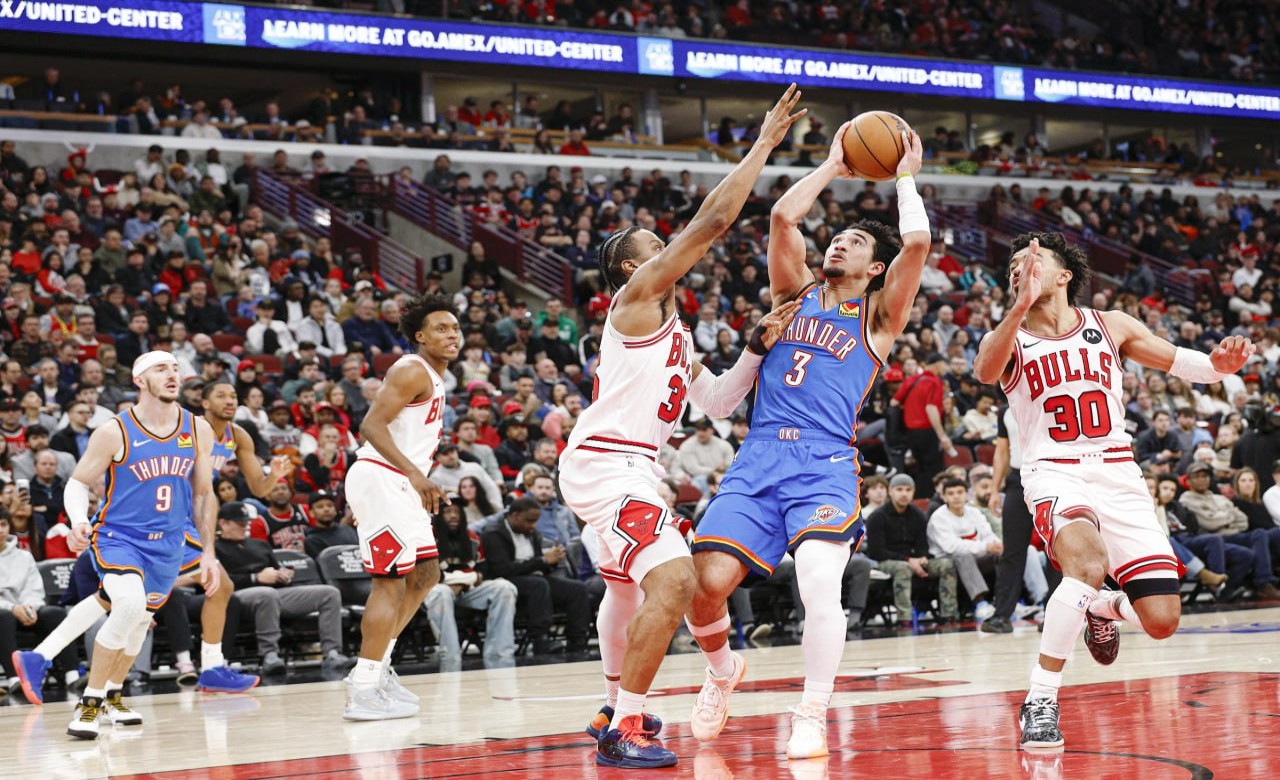 NBA: Thunder, minus Shai Gilgeous-Alexander, ease past Bulls