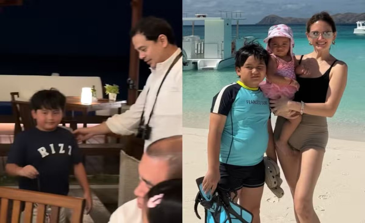 LOOK: Ellen Adarna, kids bond with John Lloyd Cruz, GF in Amanpulo