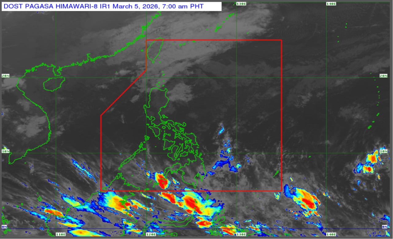 Overcast skies to prevail in Luzon, Mindanao on Thursday (March 5) – Pagasa