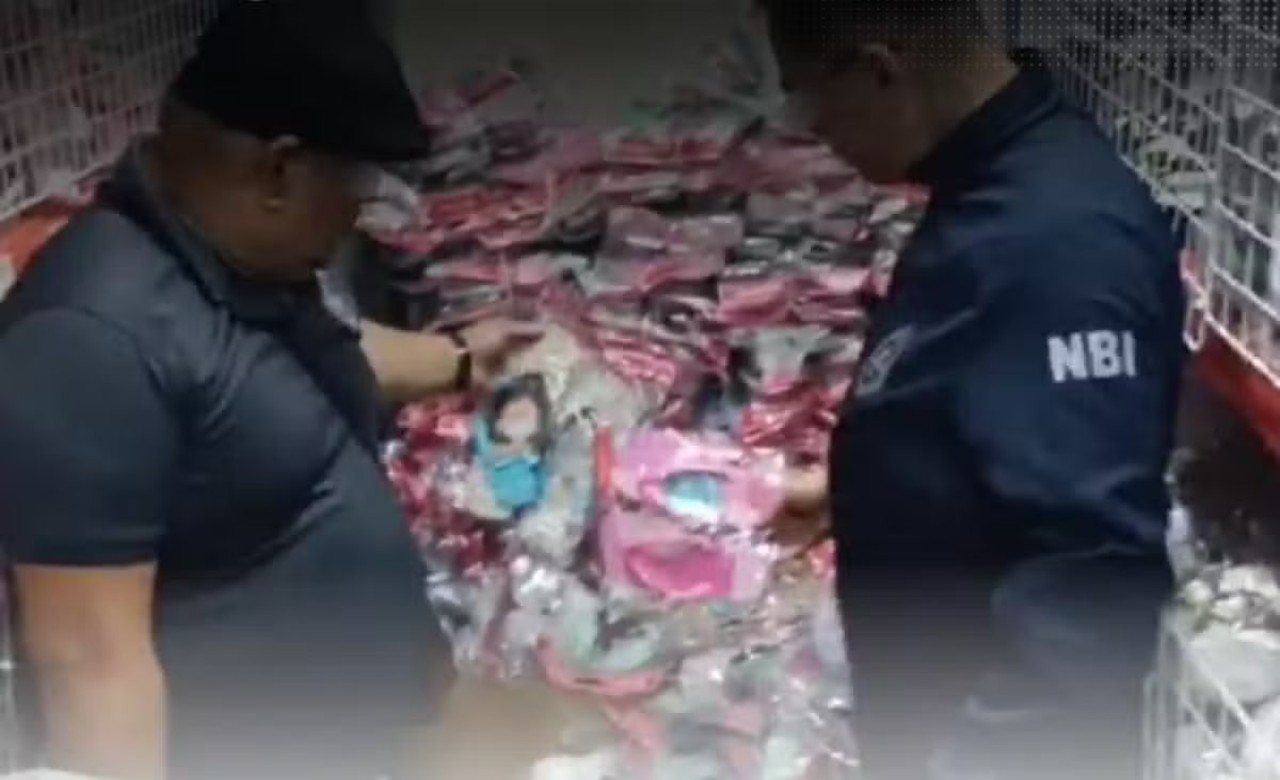 NBI: P15.6M counterfeit footwear seized, Pasay City