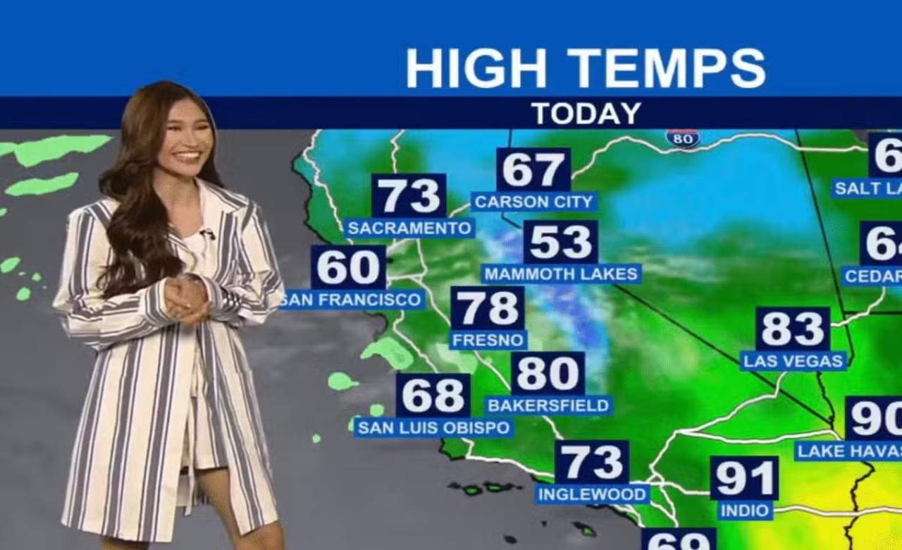WATCH: BINI Jhoanna shows weather forecasting chops at ‘Good Day LA’