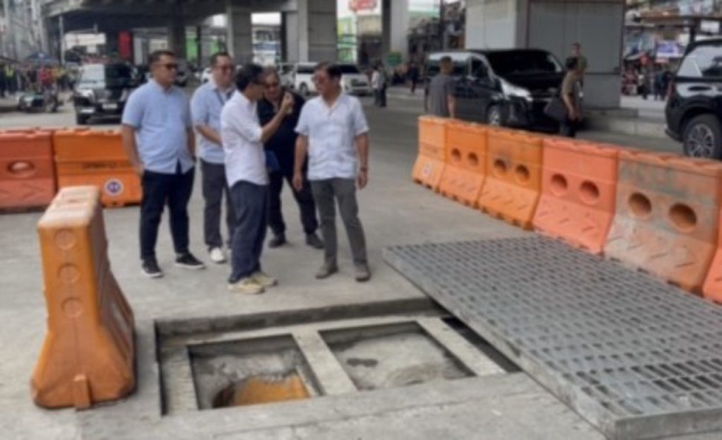 pbbm inspection of rehabilitated drainage in qc 1