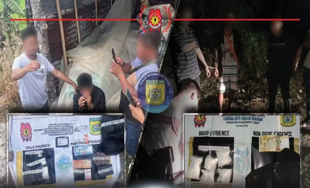 P4.1-M shabu seized in Quezon; 3 suspected traffickers held – PNP