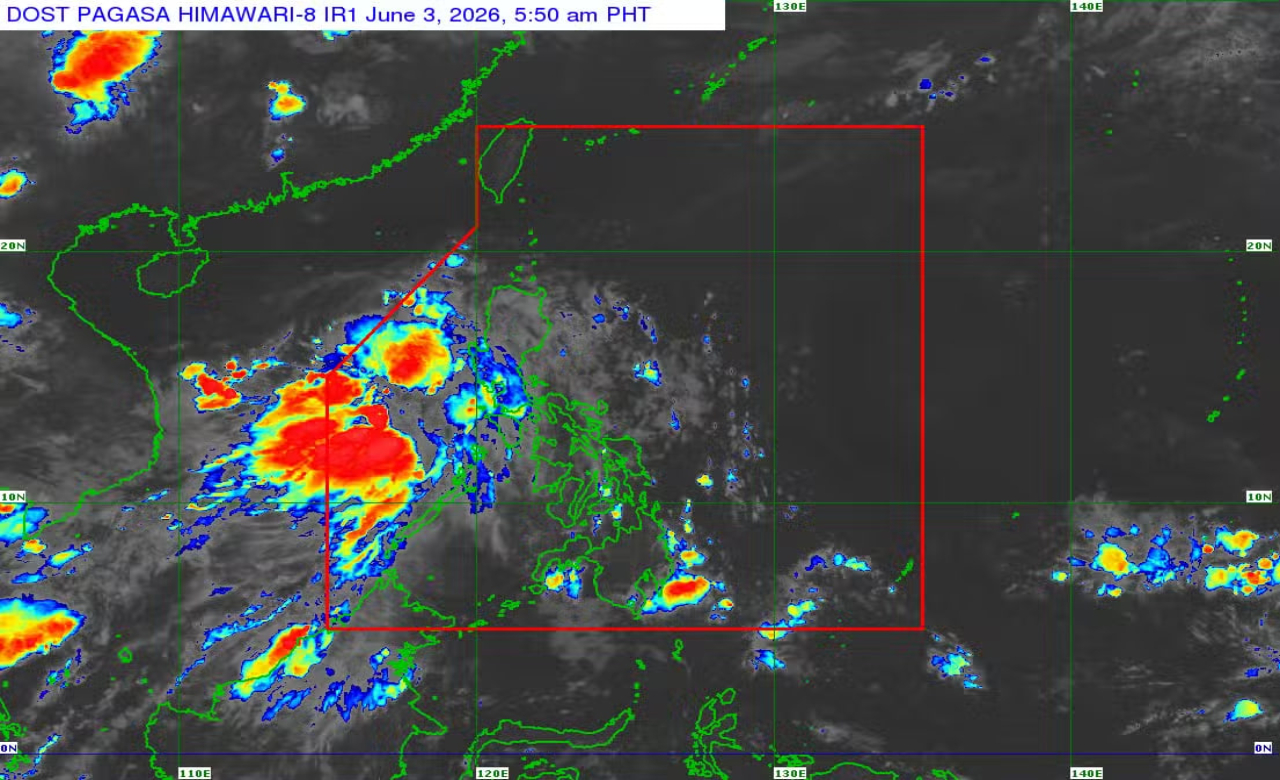 LPA to enter PAR by Thursday, Friday; wet Wednesday in Luzon