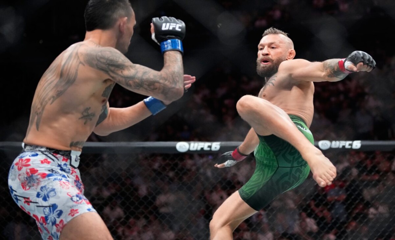 Conor McGregor suffers early knee injury, loses to Max Holloway at UFC 329