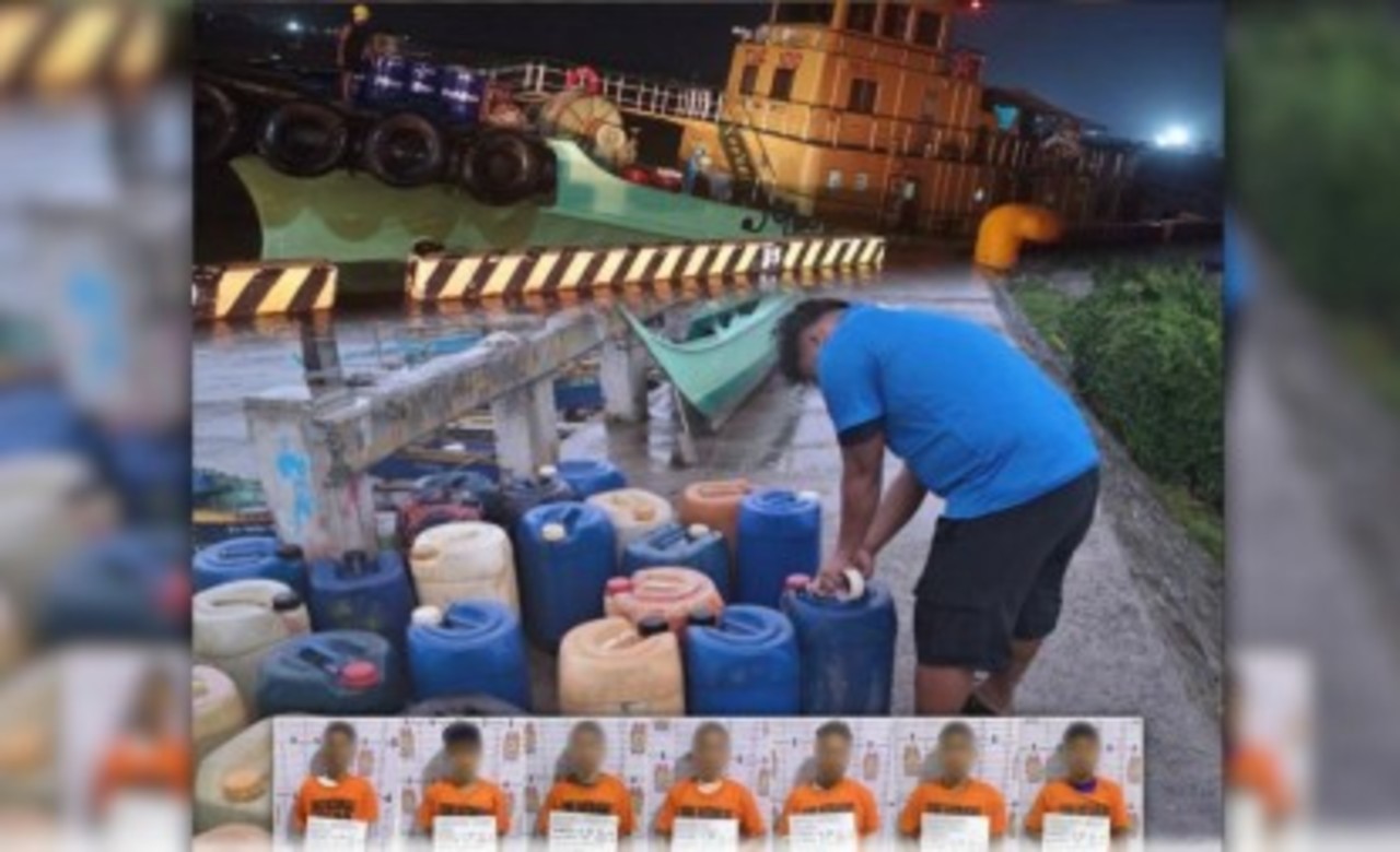 PNP-CIDG seizes P62.2-M illegal petroleum, nabs 7 in Batangas