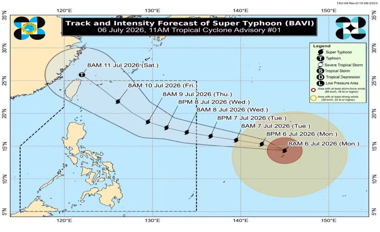 Pagasa: Bavi may trigger wind signals, heavy rains this week