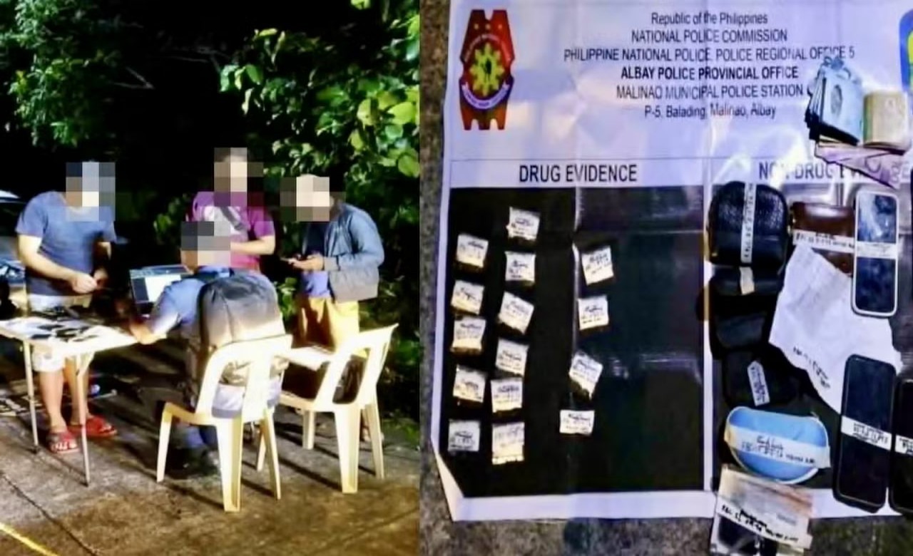 P500,000 in suspected shabu seized from 2 drug suspects in Albay