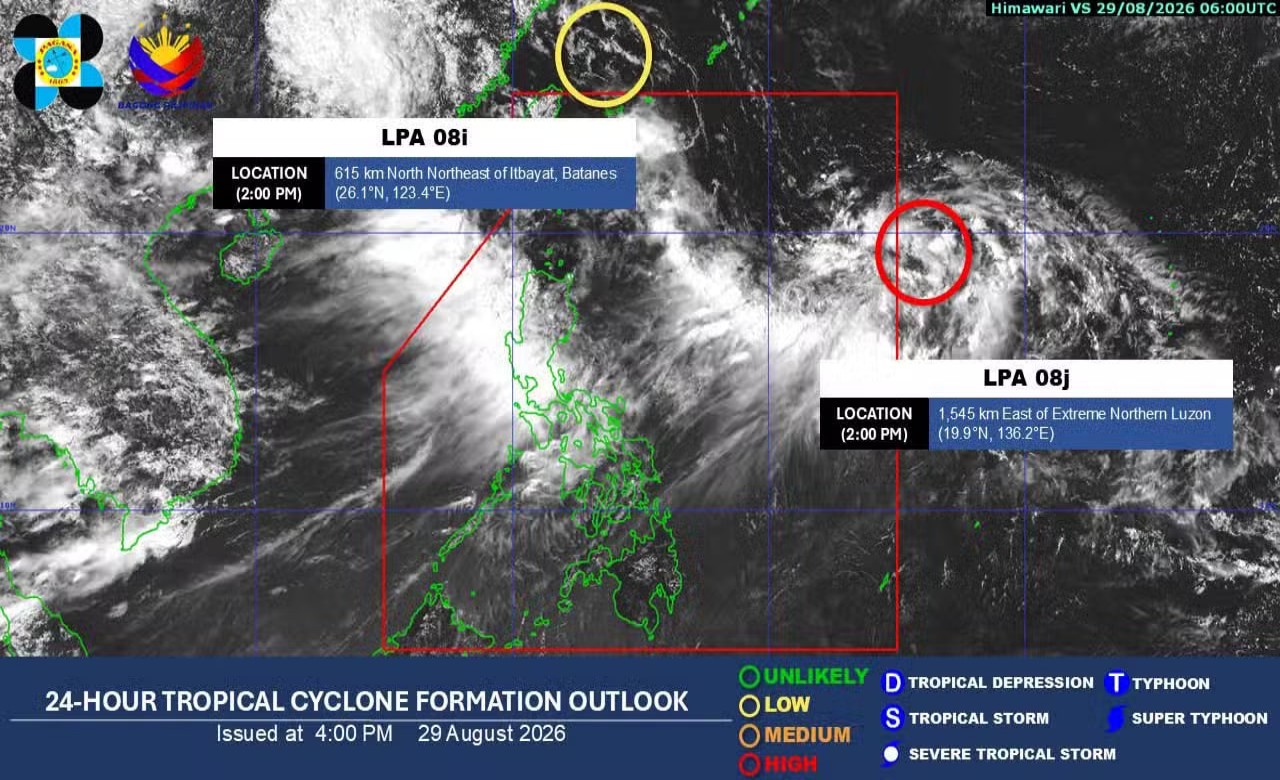 Wet, rainy Sunday in parts of Luzon, Visayas due to ‘habagat’ – Pagasa